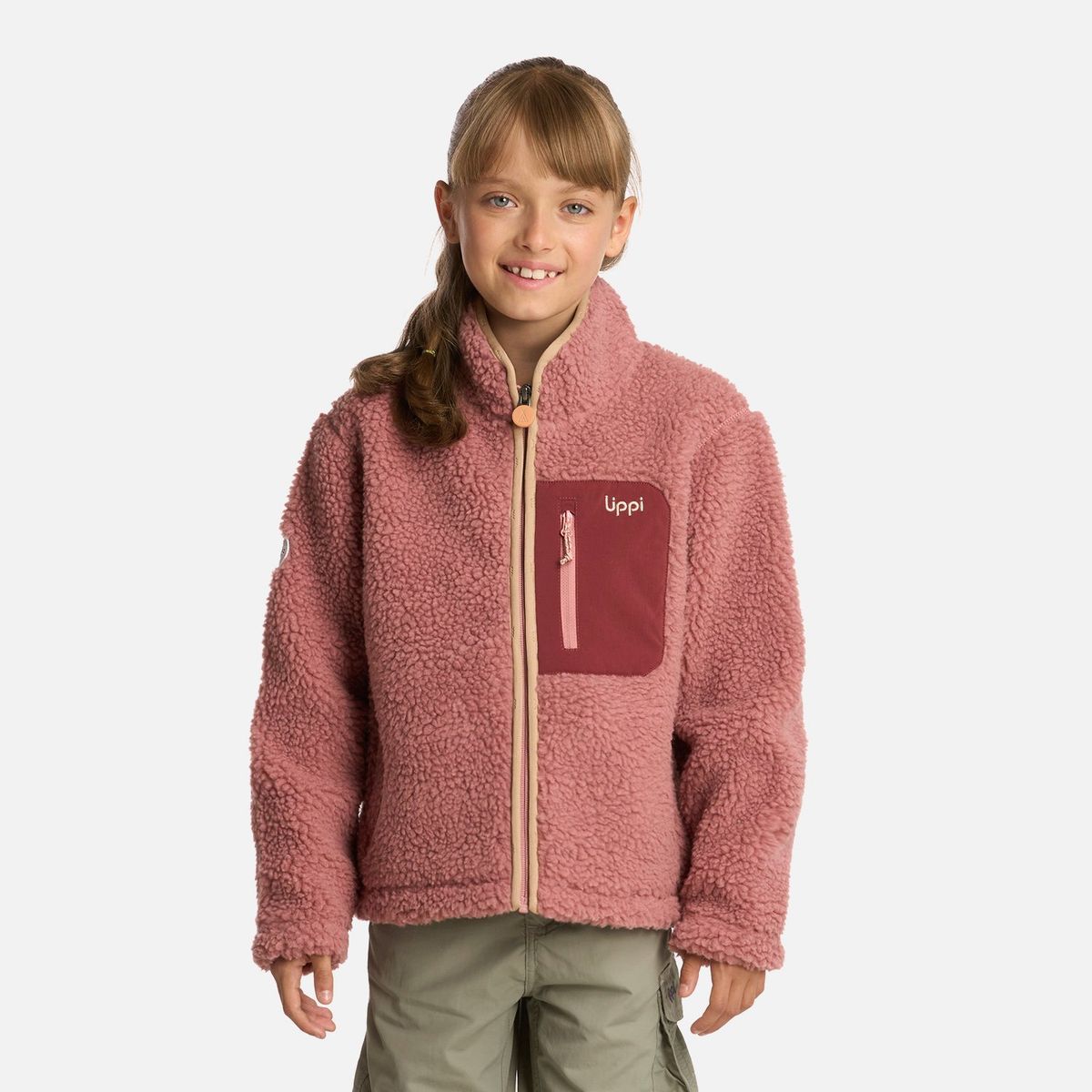 LIPPI - Polar Niña Glaciar Sherpa-pro Jacket Rosa Lippi