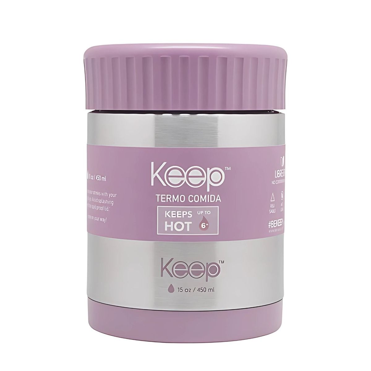 KEEP - Termo Comida Keep 450 ml Color Lila Vibrantes - SC