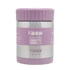 KEEP - Termo Comida 450 ml Color Lila Vibrantes - SC
