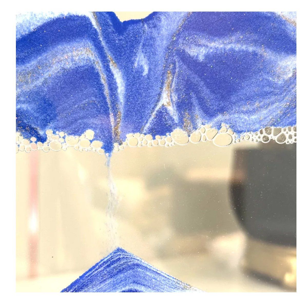 GENERICO - 3d Reloj De Reloj De Arena Paisaje Natural Fluyendo  COLOR  Azul