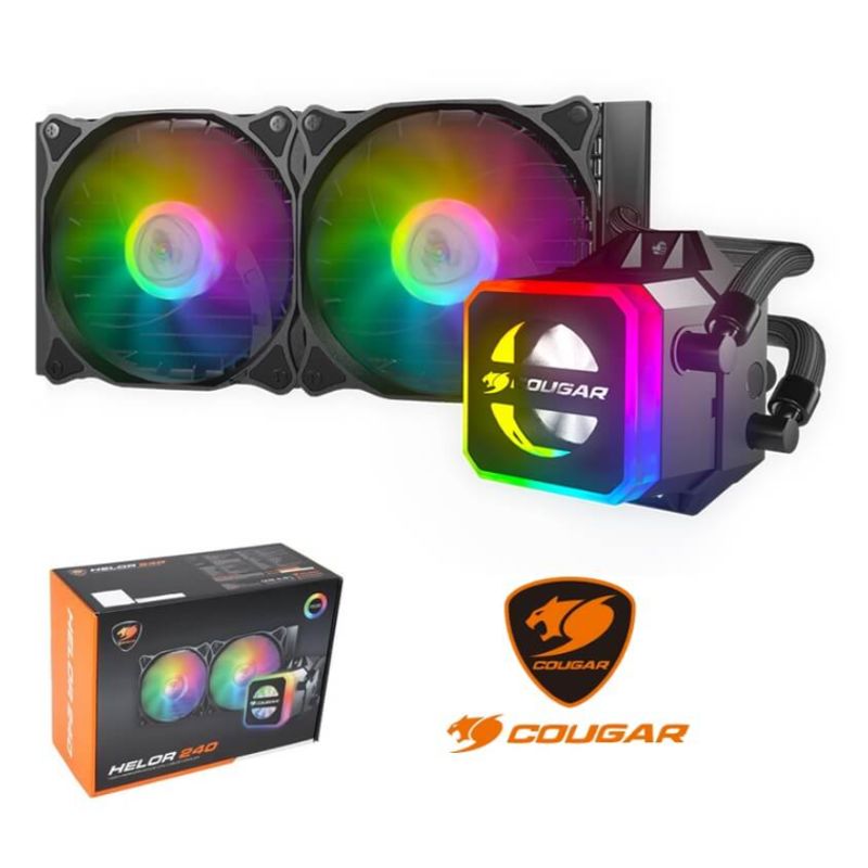 COUGAR - Water Cooling CPU - Cougar Helor 240 - Dynamic RGB - 120 mm