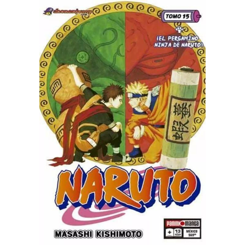 PANINI CHILE - Naruto N°15 - El Pergamino Ninja de Naruto