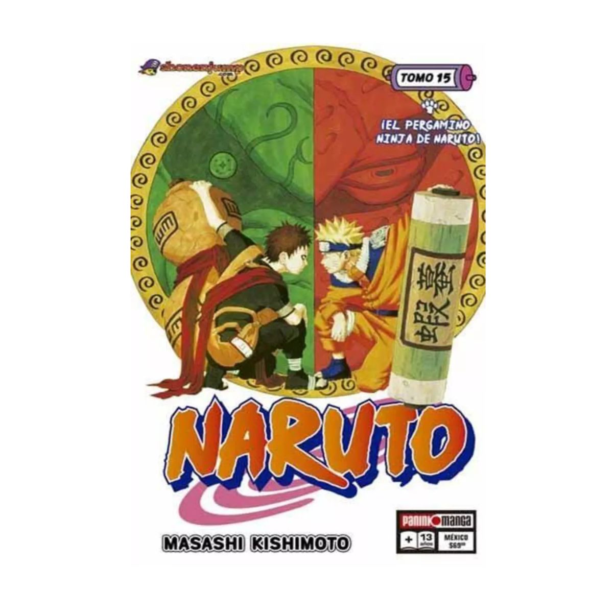 PANINI - Naruto N°15 - El Pergamino Ninja de Naruto