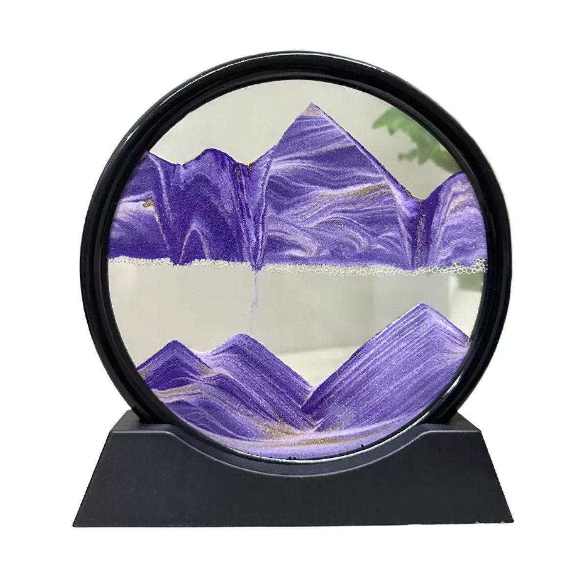 GENERICO - 3d Reloj De Reloj De Arena Paisaje Natural Fluyendo COLOR Violeta