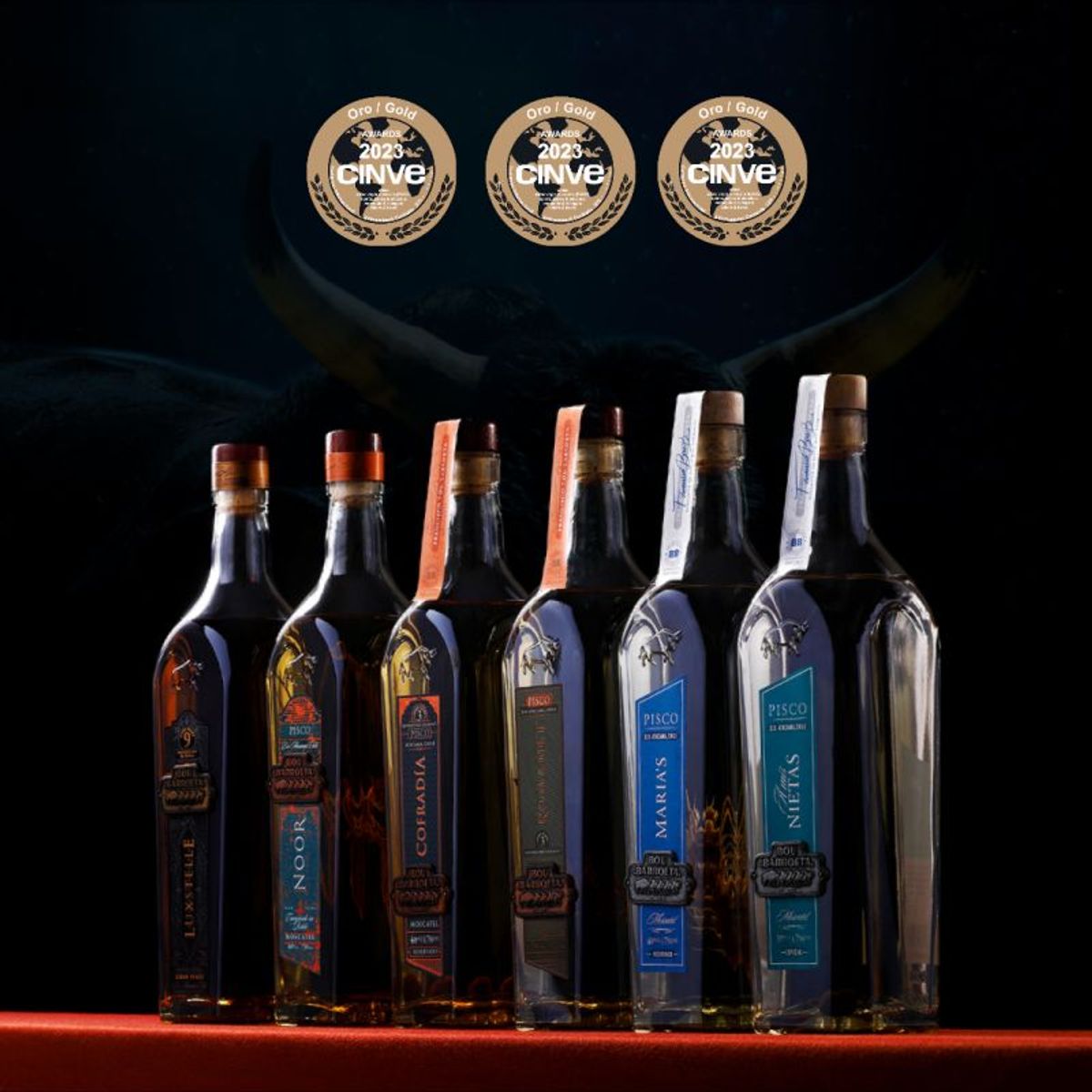 BOU - Pack  6 Piscos Bou Barroeta Premium