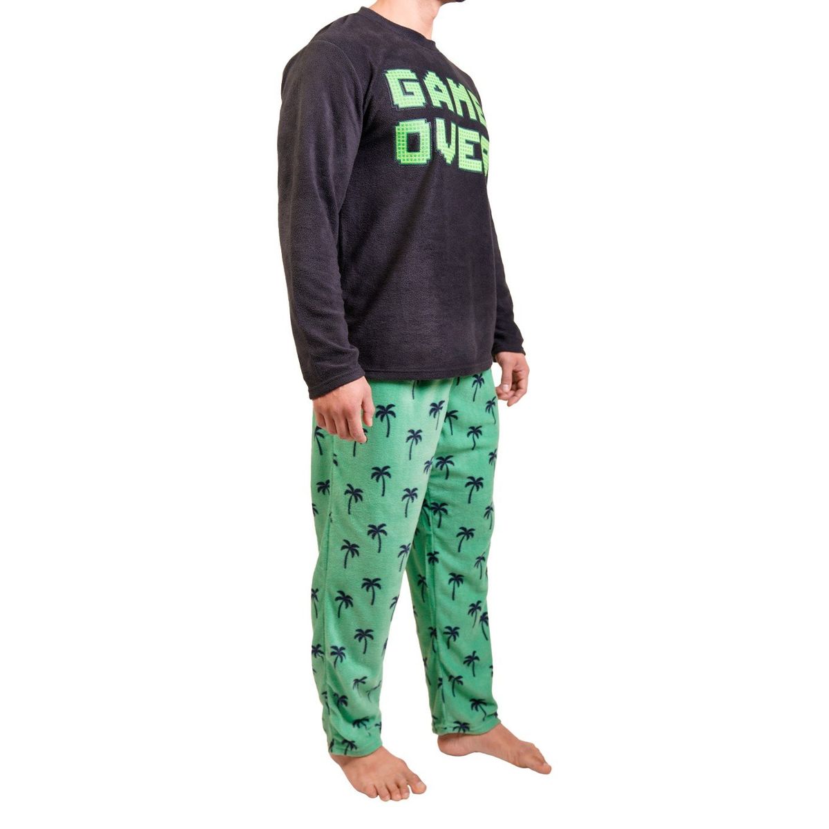 BAZIANO - PIJAMA MICROPOLAR GAME OVER HOMBRE