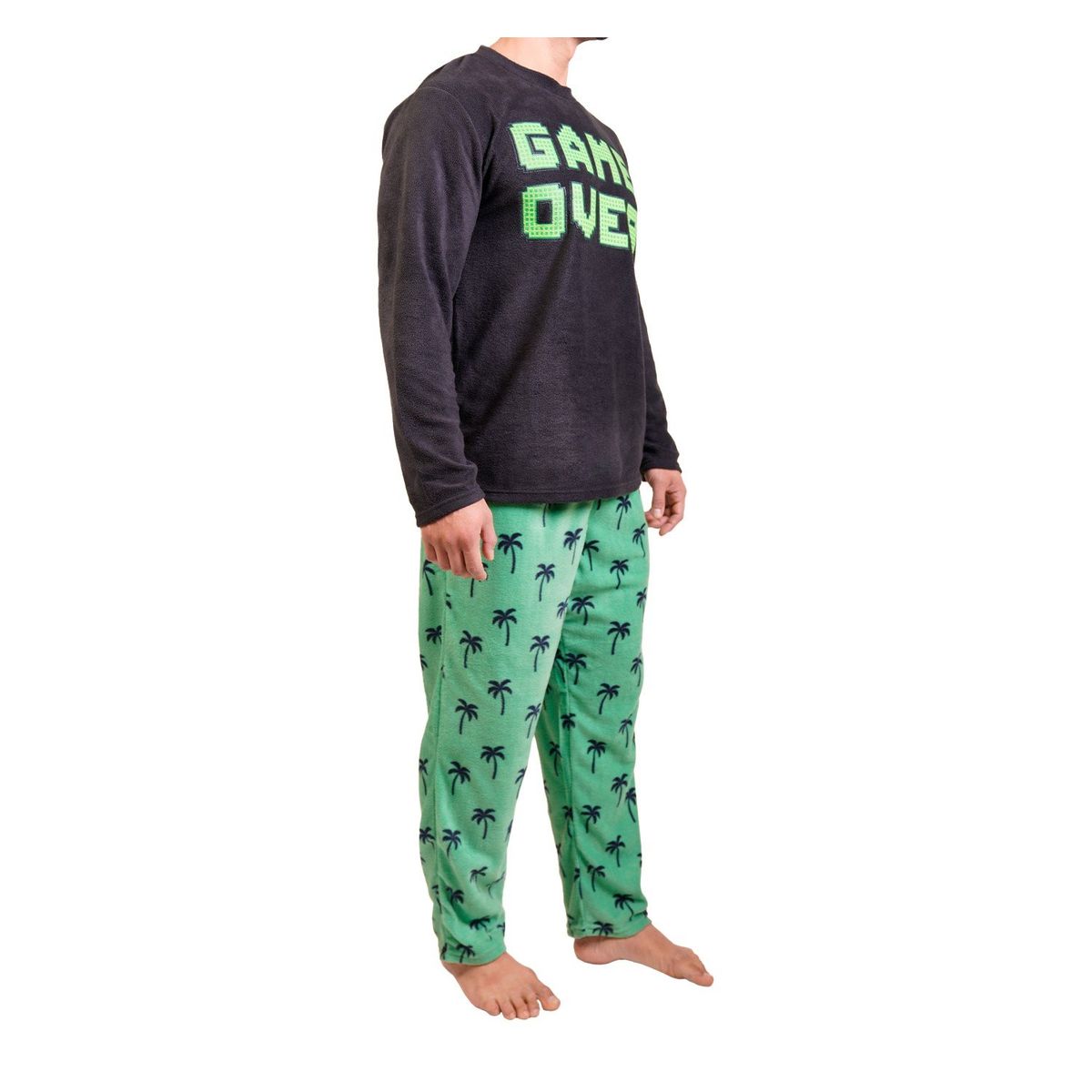 BAZIANO - PIJAMA MICROPOLAR GAME OVER HOMBRE