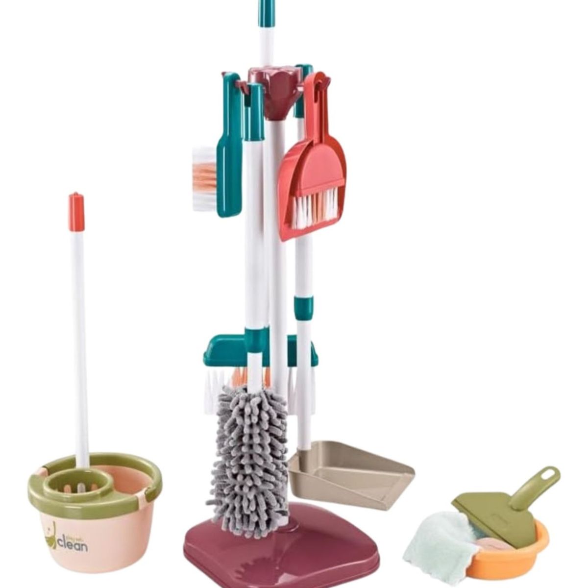 GENERICO - Set De Aseo Juguete De Limpieza Para Niños Didactico 18 Pcs