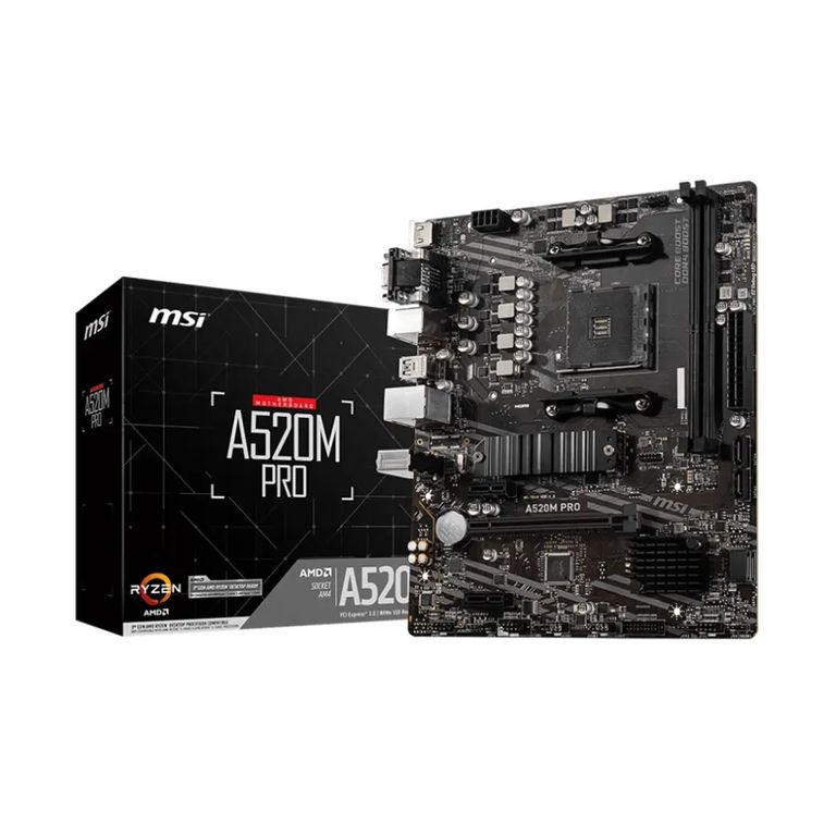 Placa Madre A520M PRO AMD A520 AM4 DDR4mATX Dual