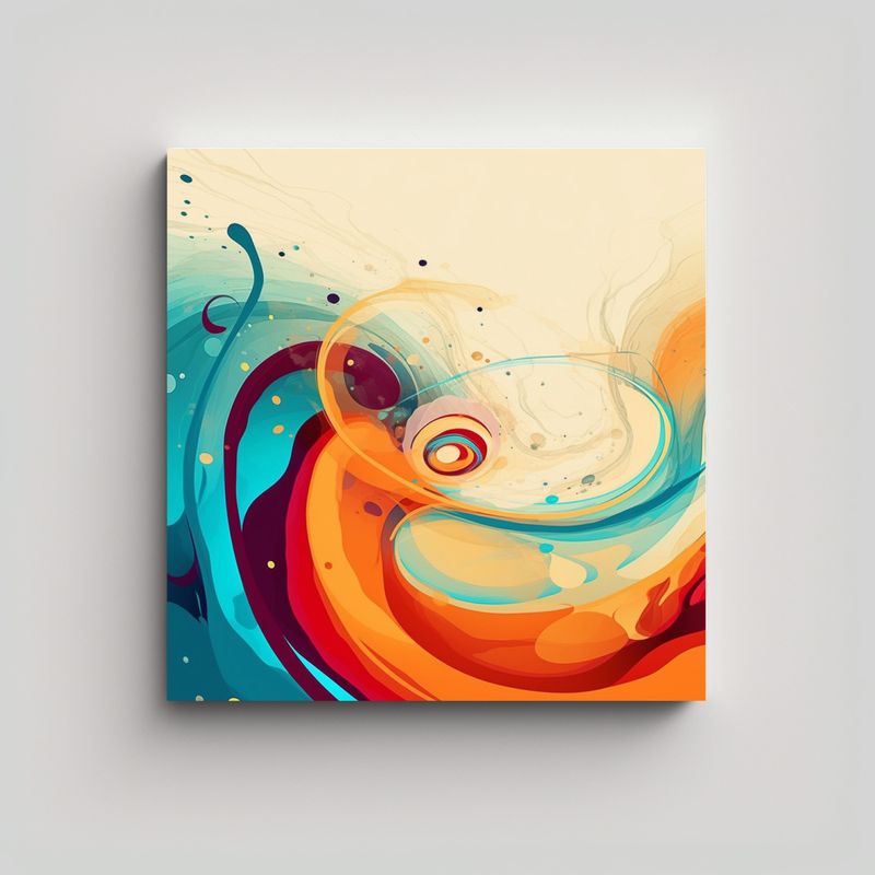 GENERICO - Pinturas Urbanas De Lienzo De Alta Calidad Con 70x70 Cm