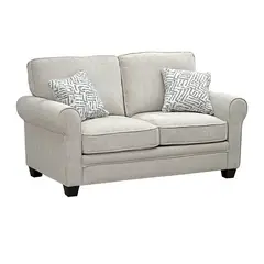 MSA MUEBLES SANTA ANA - Sofá Ada 2 Cuerpos Gris