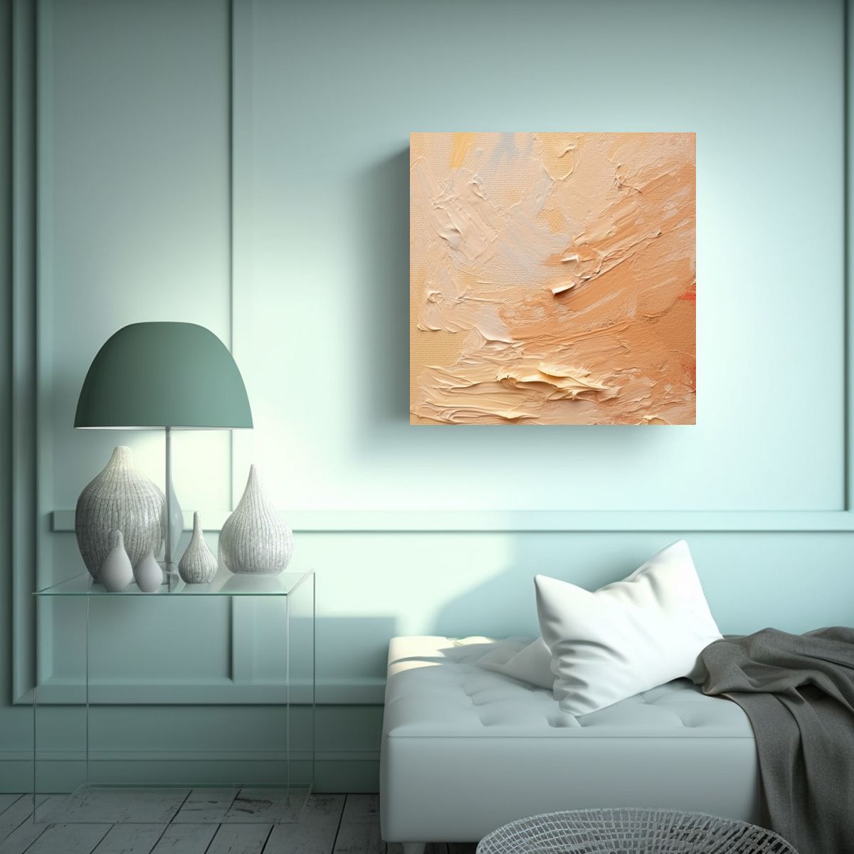 GENERICO - Pintura Exuberantes De Arte Estilo Galería Con 90x90 Cm