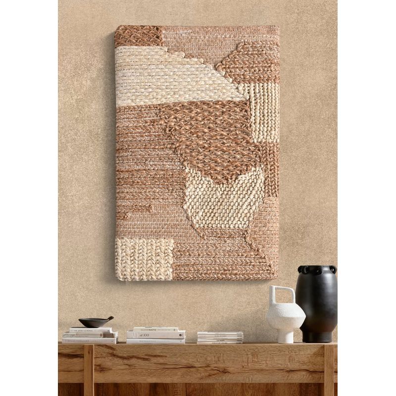 GENERICO - Cuadro Decorativo de Yute - Algodón 60x90 cm Jamper