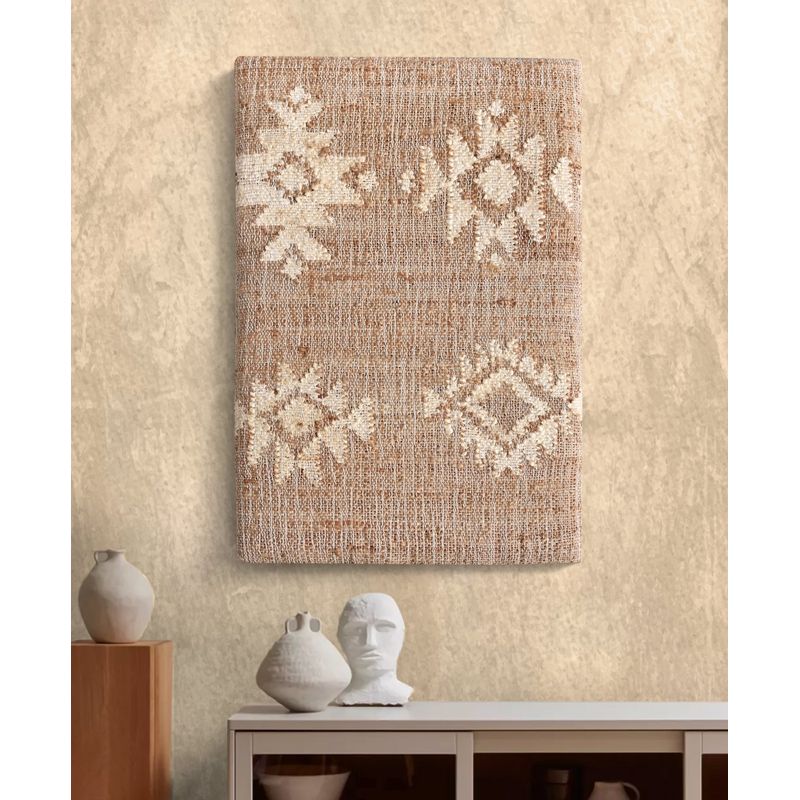 GENERICO - Cuadro Decorativo de Yute - Algodón 60x90 cm Peconic
