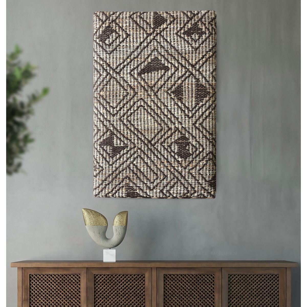 GENERICO - Cuadro Decorativo de Yute - Algodón 60x90 cm Jacoca