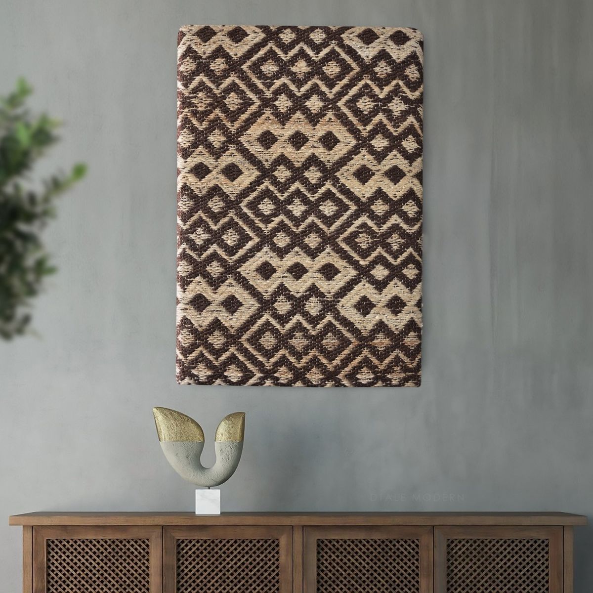 GENERICO - Cuadro Decorativo de Yute - Algodón 60x90 cm Peralto