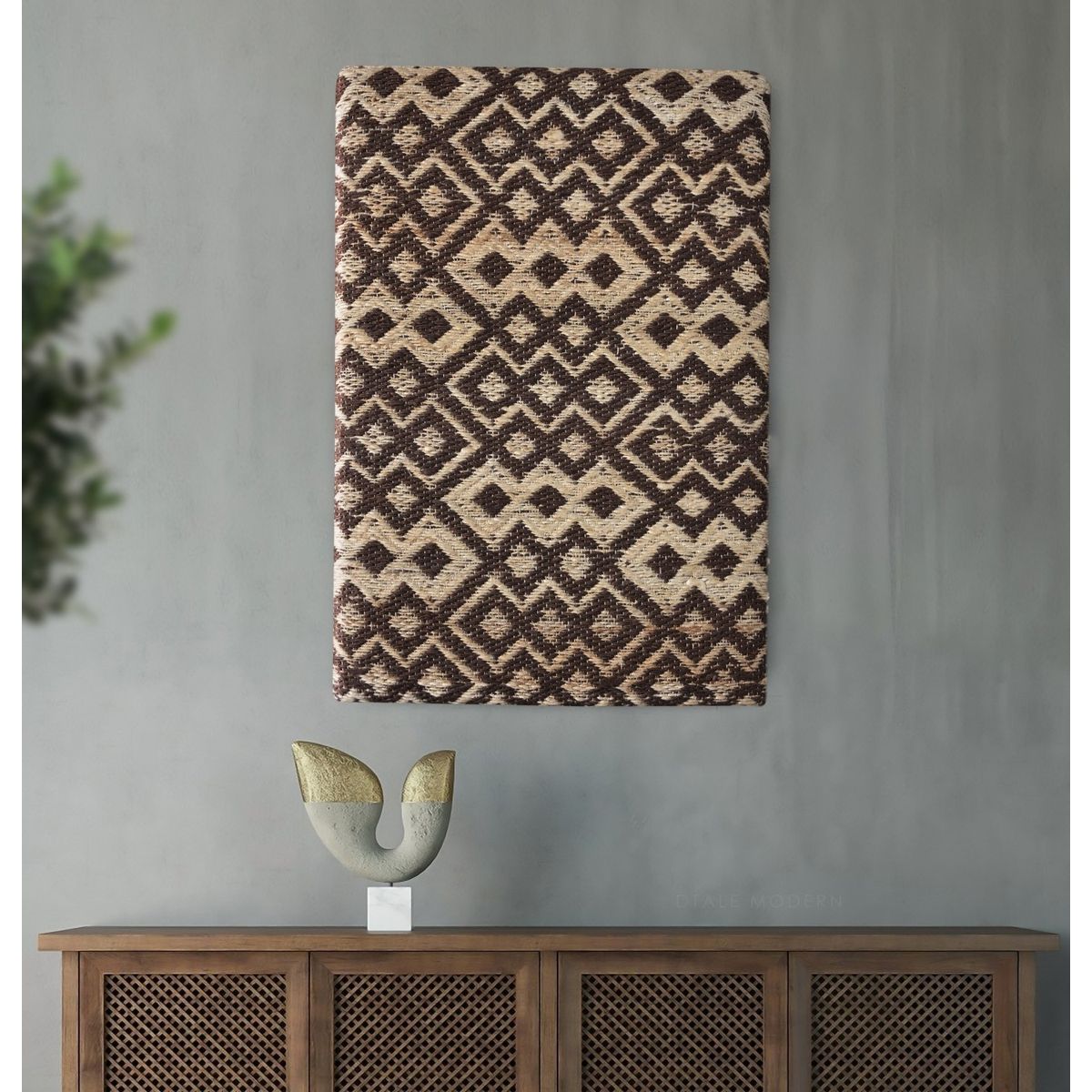 GENERICO - Cuadro Decorativo de Yute - Algodón 60x90 cm Peralto