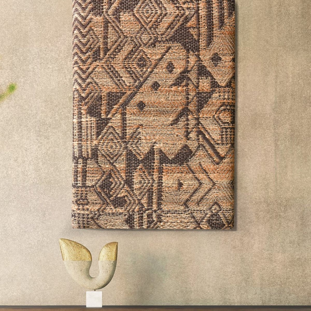 GENERICO - Cuadro Decorativo de Yute - Algodón 60x90 cm Blewitt