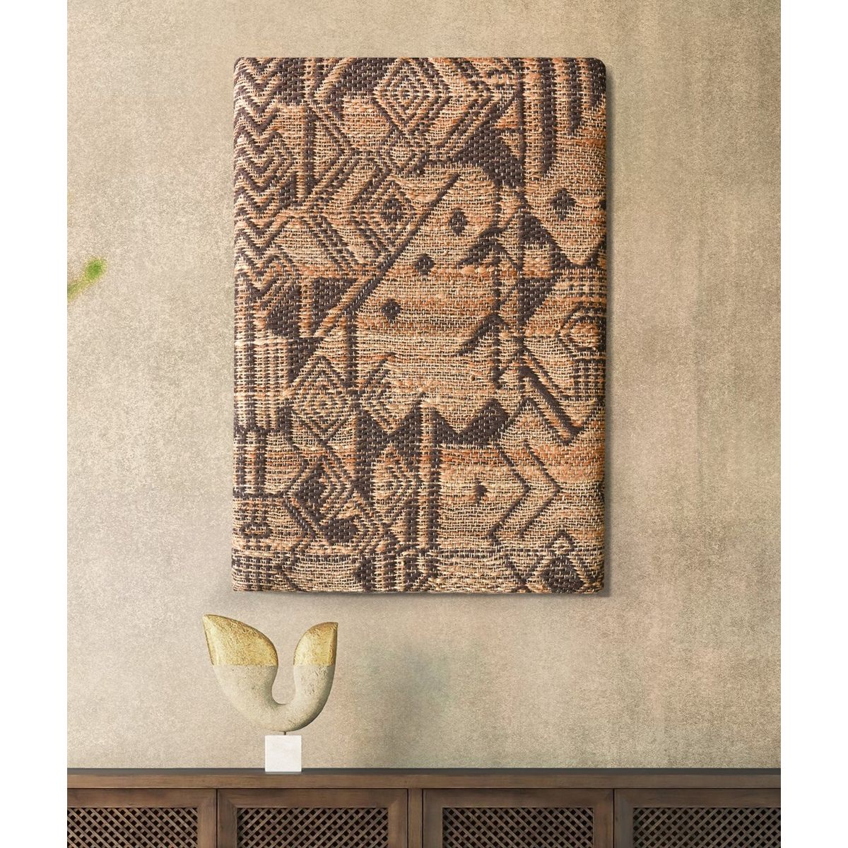 GENERICO - Cuadro Decorativo de Yute - Algodón 60x90 cm Blewitt