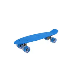 GENERICO - Skate Penny patineta con ruedas LED azul