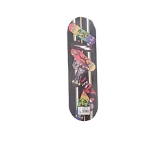 GENERICO - Tabla skate patineta niño unisex 70cm negro