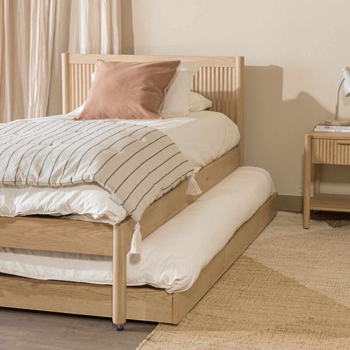 AMOBLE - Cama Nido Leo Madera Amoblé