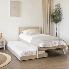 AMOBLE - Cama Nido Leo Greige Amoblé