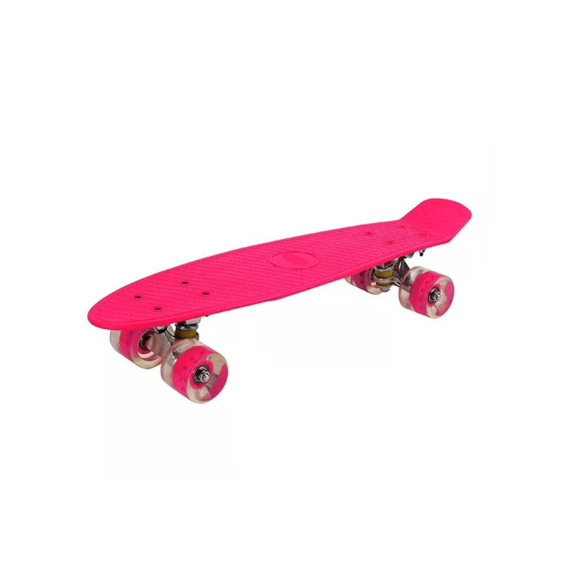 GENERICO - Skate Penny patineta ruedas LED rosado