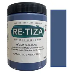 RETIZA - AZUL COUNTRY 1 kilo. Pintura Tizada/Vintage base agua mate