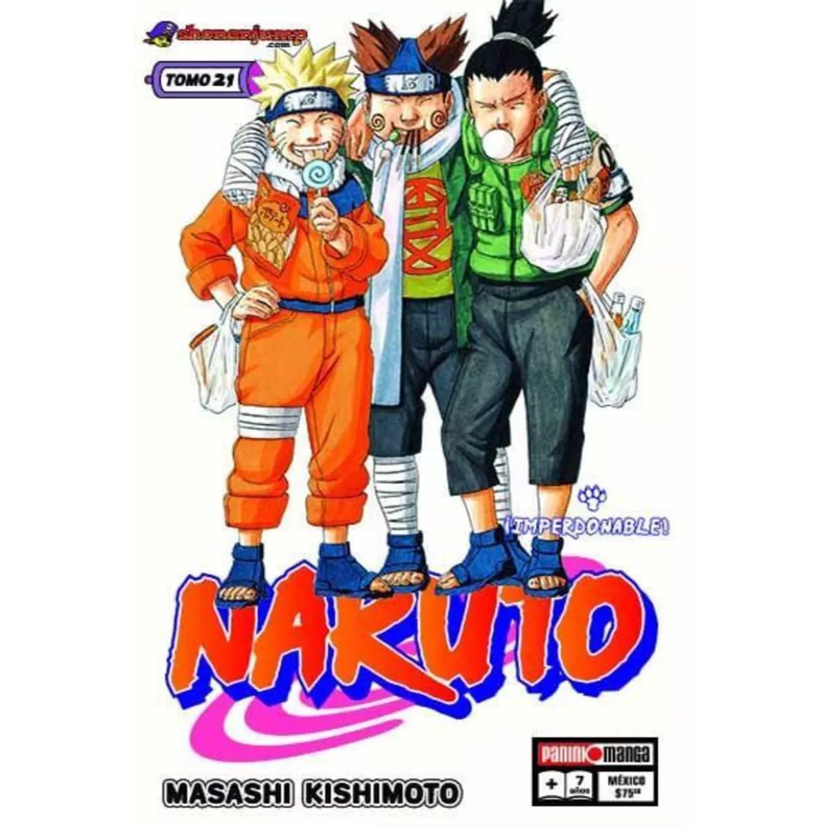 PANINI CHILE - Naruto N°21 - Imperdonable