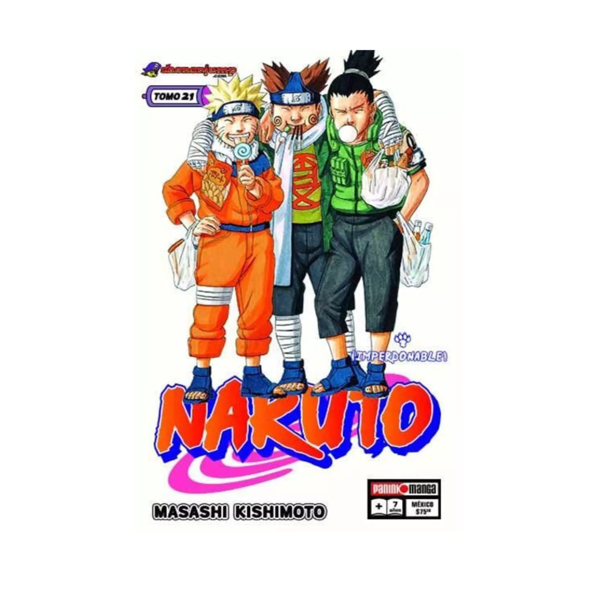 PANINI CHILE - Naruto N°21 - Imperdonable