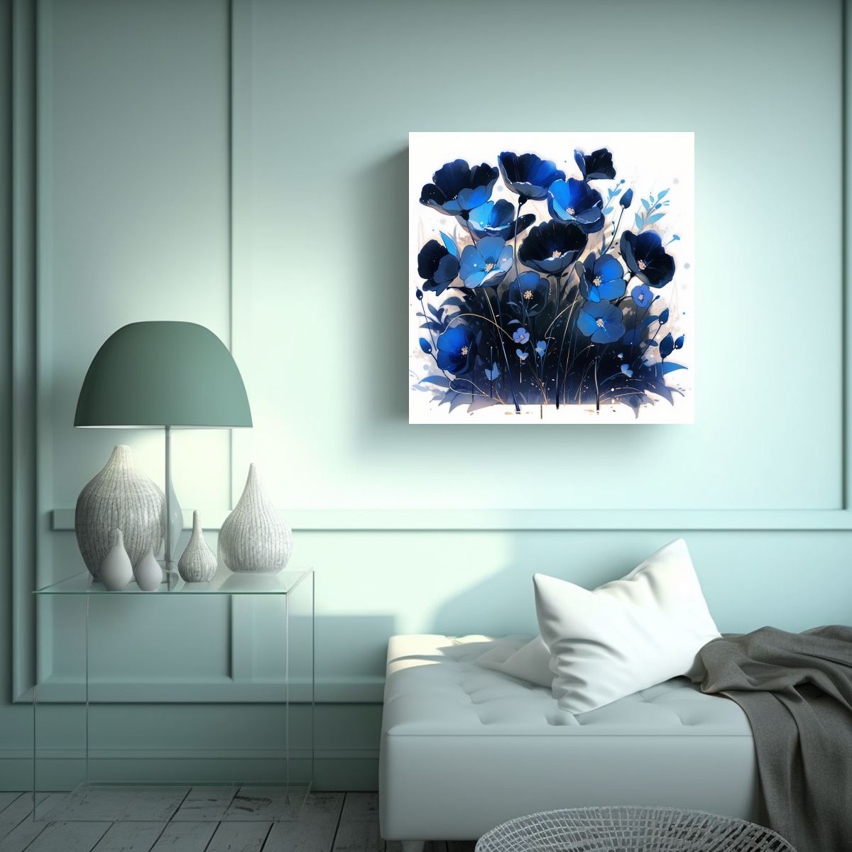GENERICO - Pintura Decorativa Estilo Neonoir En Colores 80x80 Cm