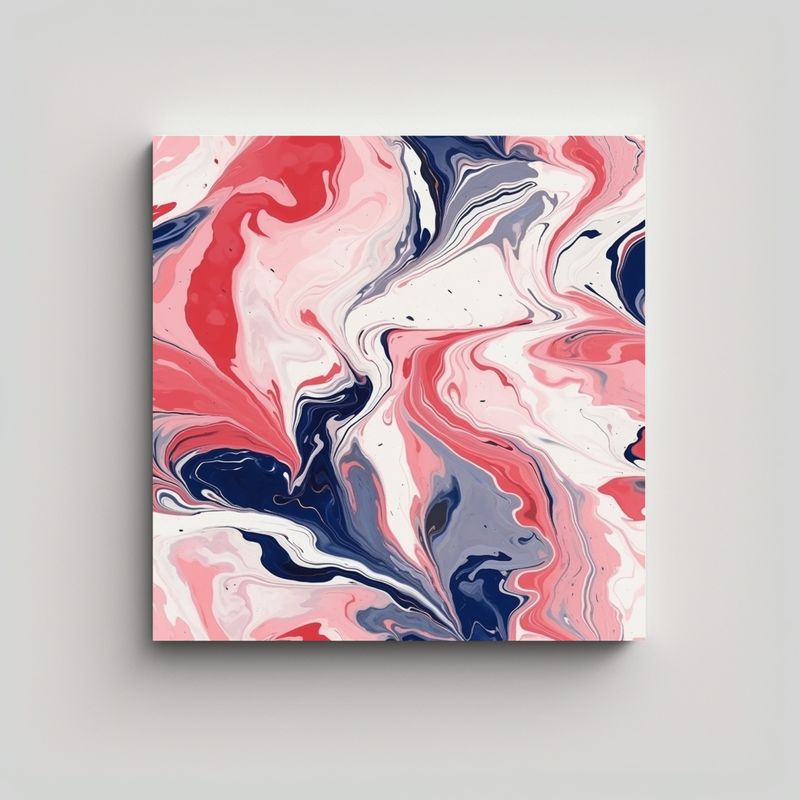 GENERICO - Cuadro Decorativo Textura Mármol Alta Calidad 60x60 Cm