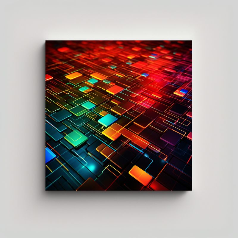 GENERICO - Pinturas Decorativas Tecnológicas Con Fondo 60x60 Cm