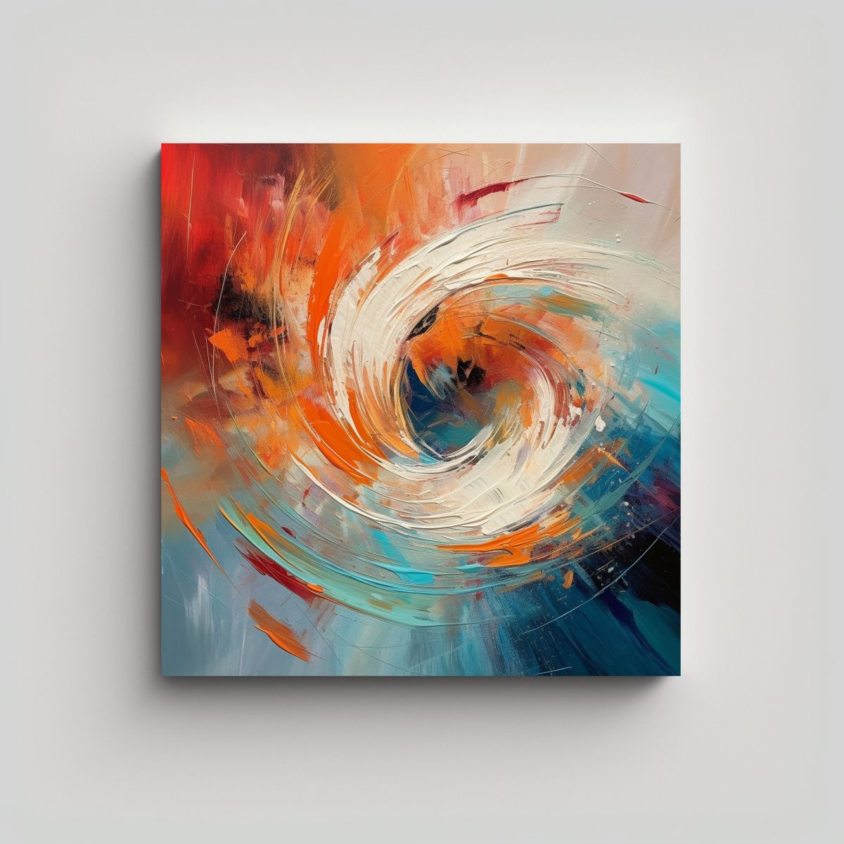 GENERICO - Pintura Abstracta Decorativa Arte Llamativo Que 70x70 Cm