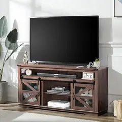 MSA MUEBLES SANTA ANA - RACK PARA TV 55 Con Corredera Brown