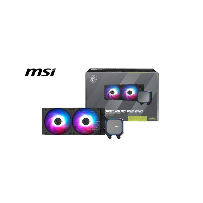 MSI - Water Cooling CPU - MSI MAG CoreLiquid A13 - 240 mm.