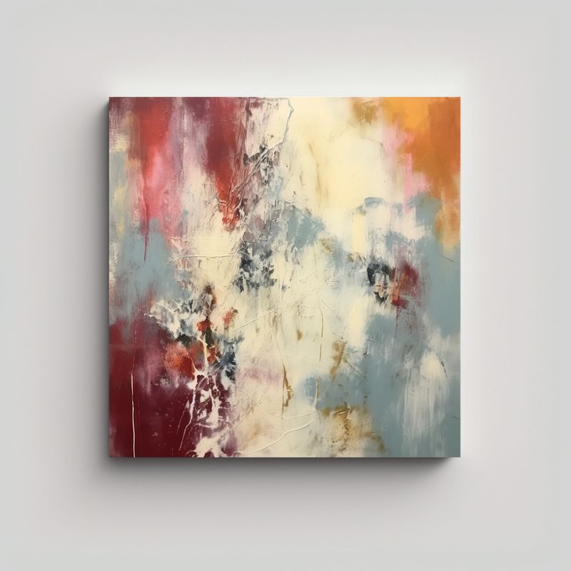 GENERICO - Pinturas Abstractas De Decoración Para El Hogar 50x50 Cm
