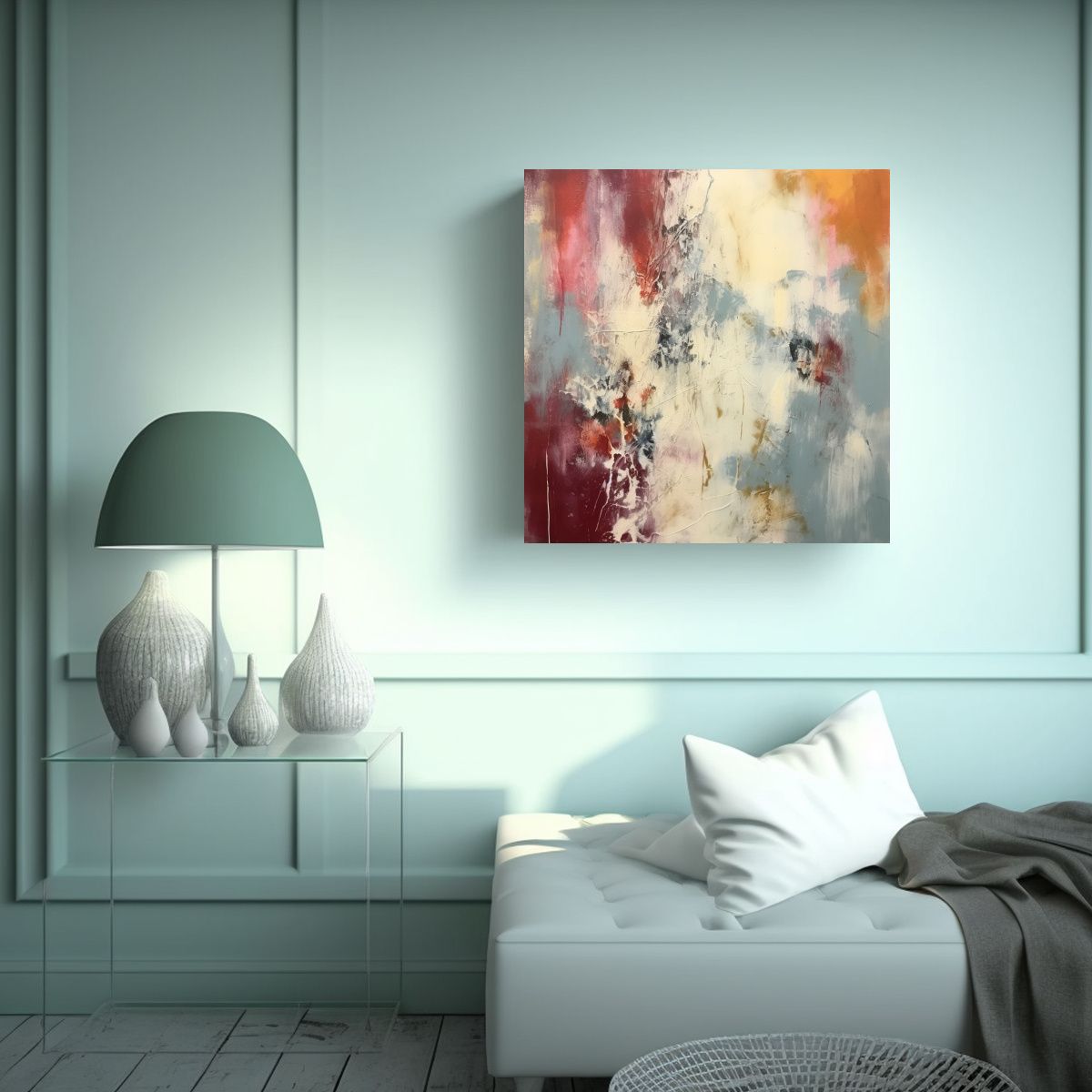 GENERICO - Pinturas Abstractas De Decoración Para El Hogar 50x50 Cm