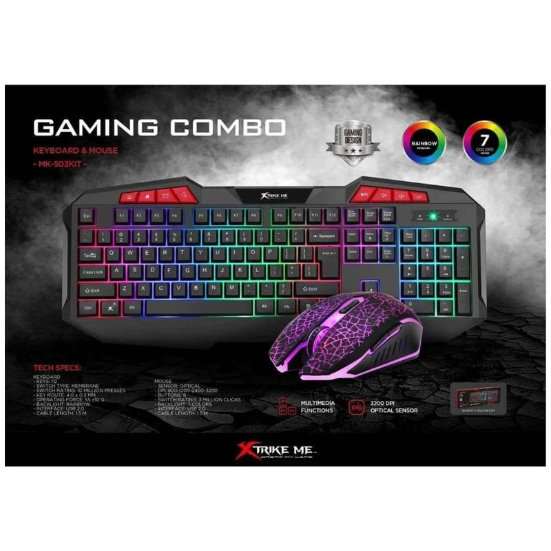 XTRIKE ME - KIT GAMER XTRIKE ME MK-503