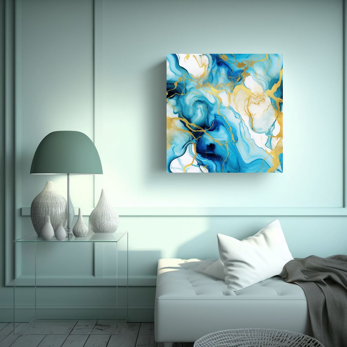 GENERICO - Patrón Sin Fisuras De Movimiento Fantástico De 90x90 Cm