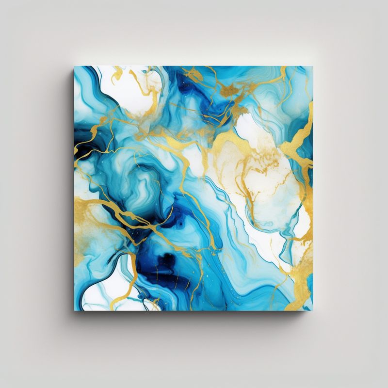 GENERICO - Patrón Sin Fisuras De Movimiento Fantástico De 80x80 Cm