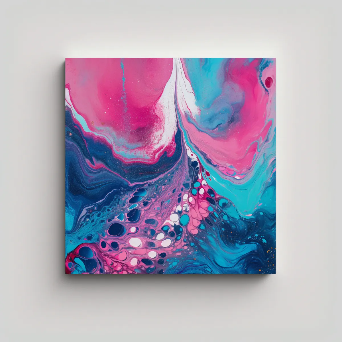 GENERICO - Pintura Acrílica Arte De Pared Inspiración Vida 50x50 Cm