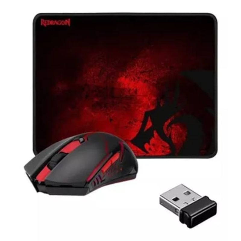 REDRAGON - Kit Redragon Padmousemouse Inalámbrico M601wl-ba Negro