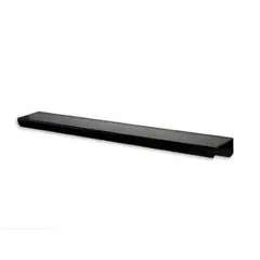 HBT - Manilla Ce Negro Mate 3000 mm con Perforaciones