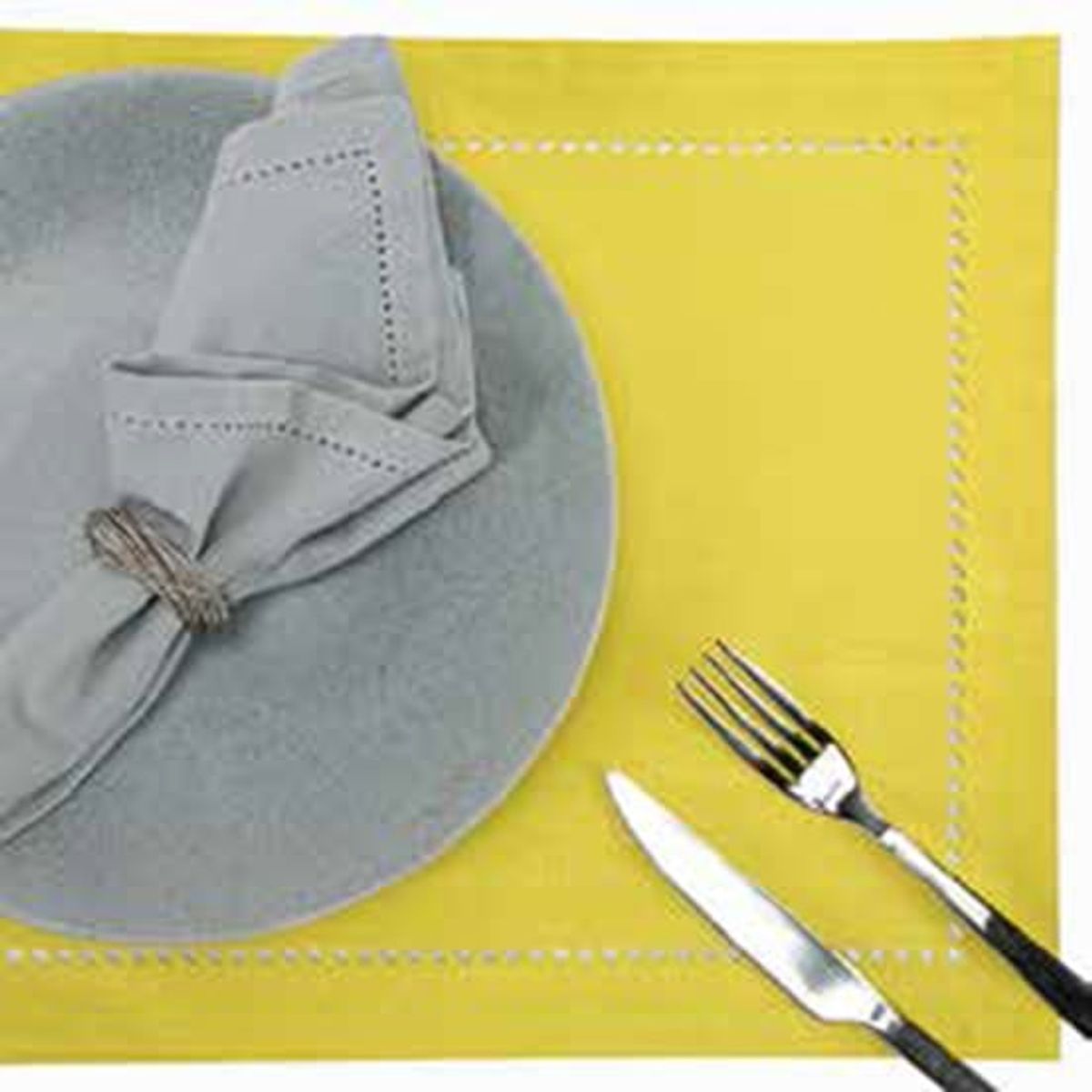 ZAHR - Set 4 Individuales Liso Color