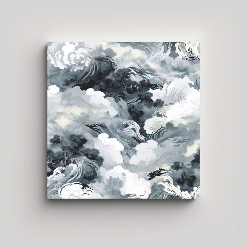 GENERICO - Cuadro Ambiente Adéntrate En El Mágico Mundo 80x80 Cm