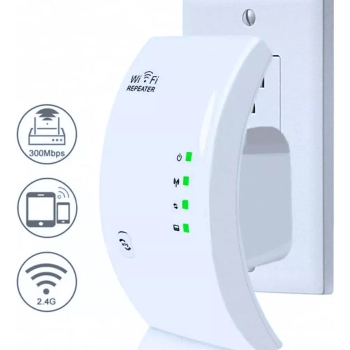 MOVI - Repetidor Amplificador Señal Wifi 300 mbps Wifi