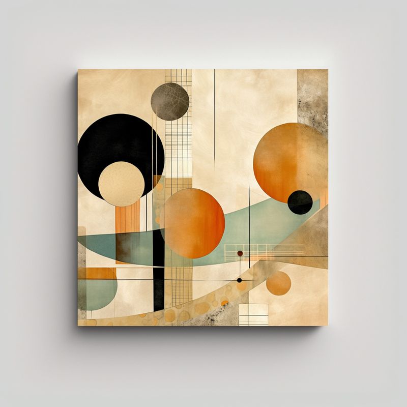 GENERICO - Pintura De Arte Moderno Imagen De Impresión De 90x90 Cm