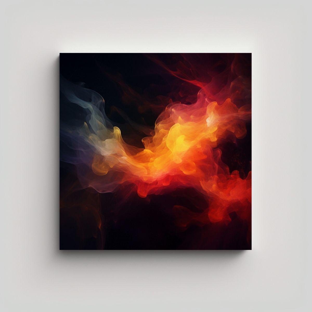 GENERICO - Lienzo Tela Sublimada Pop Art Fondo Negro Con 70x70 Cm